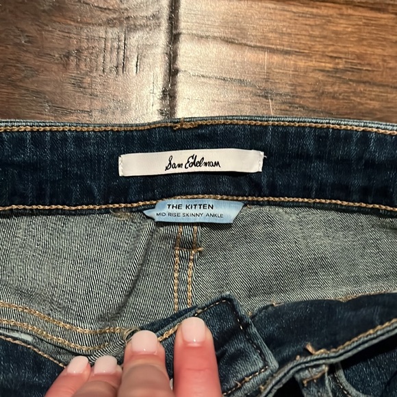 Sam Edelman Jeans-The Kitten NWT - Picture 2 of 4